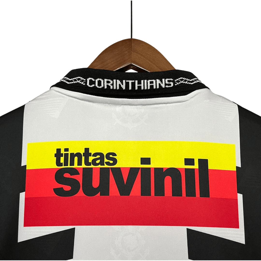 Camisa Retrô Corinthians Terceira 1996 TADLAPIDUS BRANCA