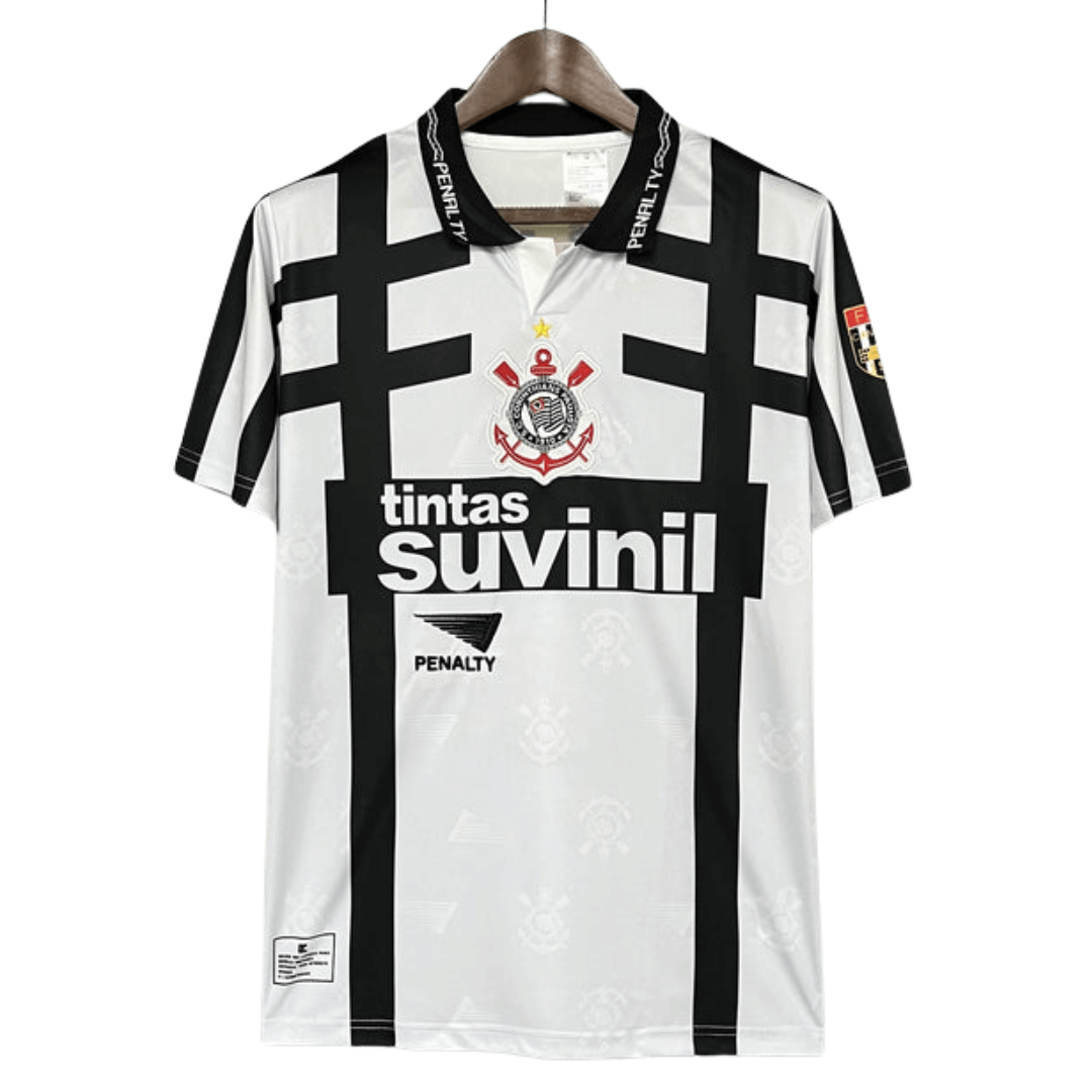 Camisa Retrô Corinthians Terceira 1996 TADLAPIDUS BRANCA