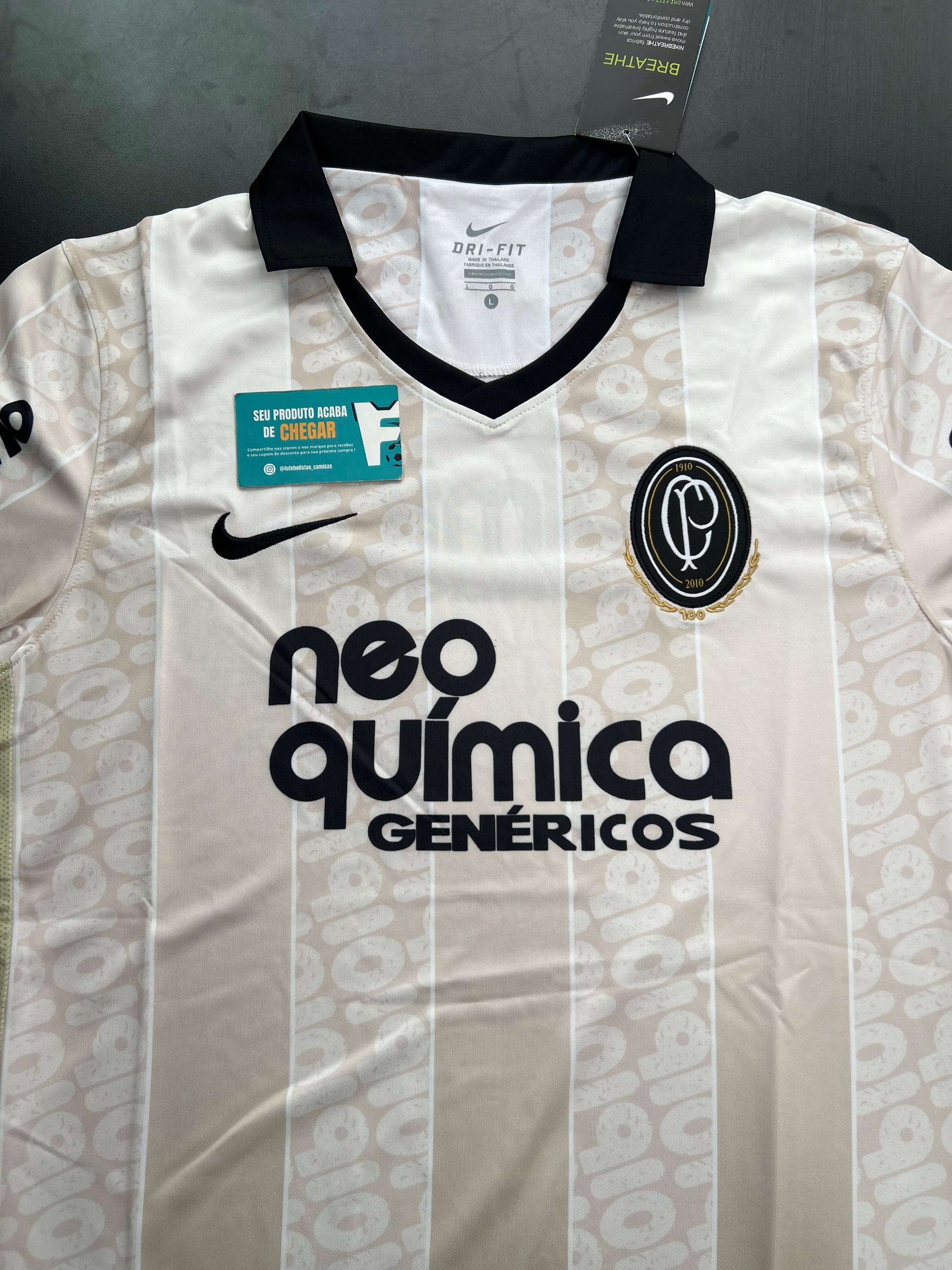 Camisa Retrô Corinthians Centenário