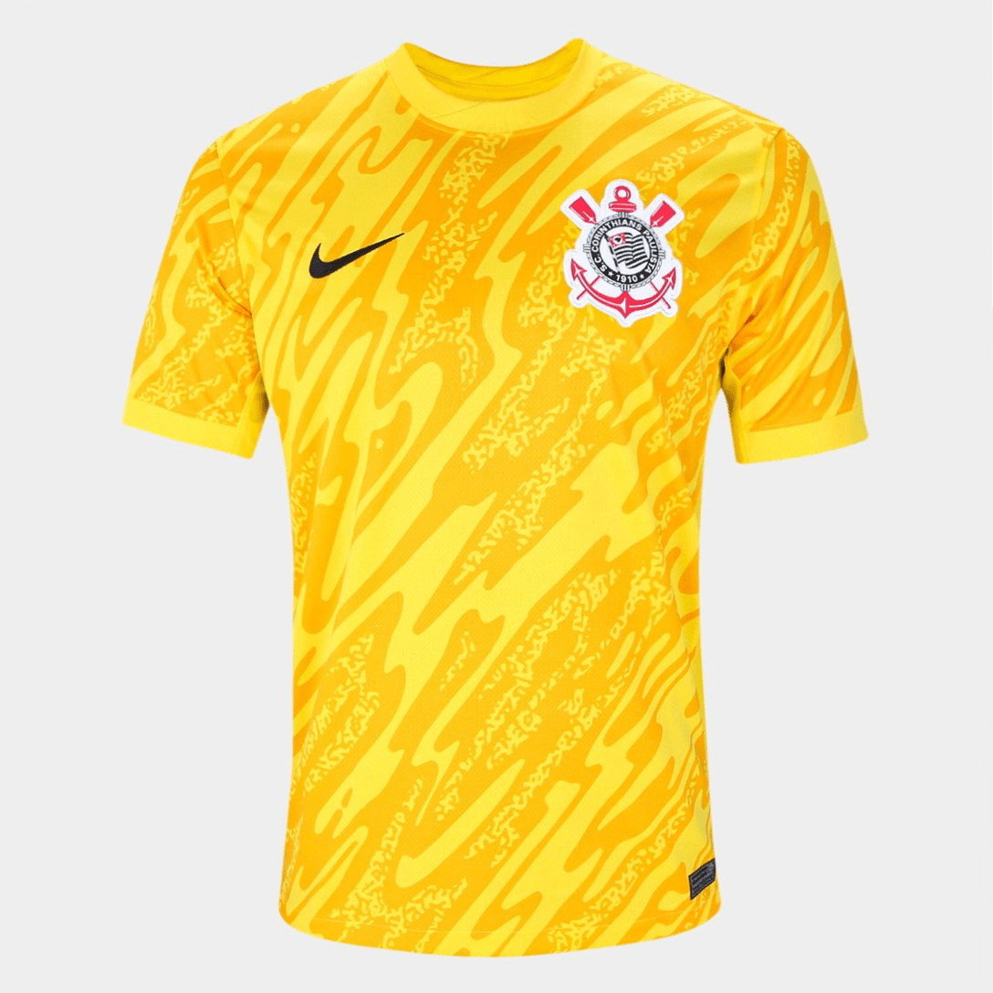 CAMISA CORINTHIANS GOLEIRO 2024/25 TORCEDOR AMARELA