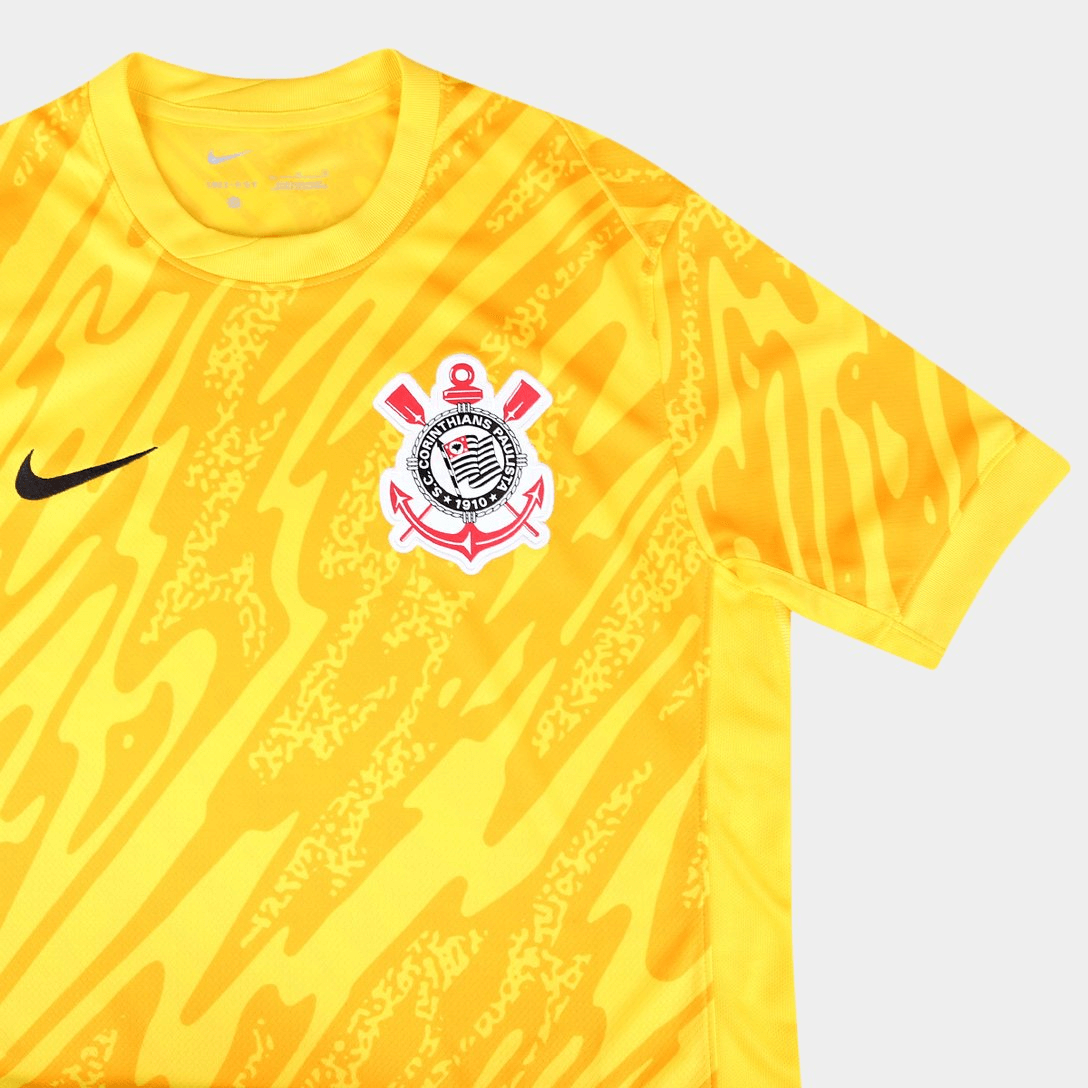 CAMISA CORINTHIANS GOLEIRO 2024/25 TORCEDOR AMARELA