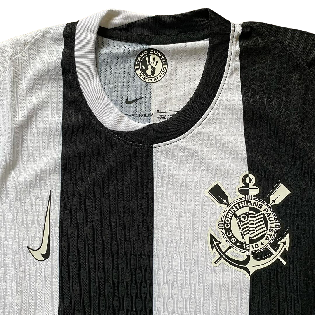 CAMISA CORINTHIANS III THIRD 2024/25 VERSÃO JOGADOR PRETA/BRANCA