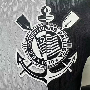 CAMISA CORINTHIANS III THIRD 2024/25 VERSÃO JOGADOR PRETA/BRANCA