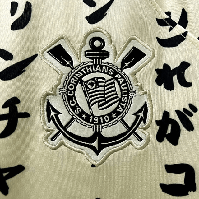 CAMISA CORINTHIANS III AWAY 2023/24 CREME JAPÃO