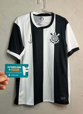 CAMISA MEMPHIS #94 CORINTHIANS III THIRD 2024/25 TORCEDOR PRETA/BRANCO