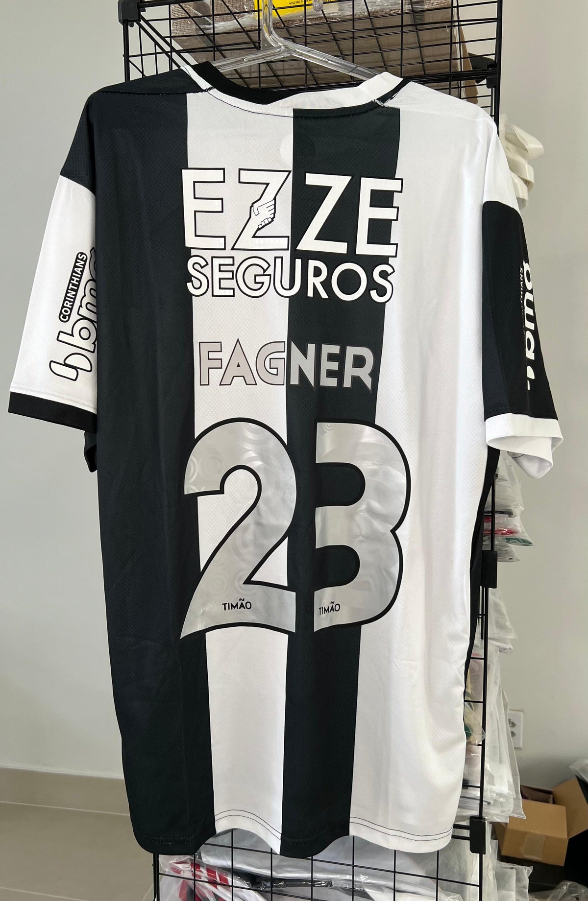 CAMISA CORINTHIANS III TERCEIRA #FAGNER 23 2024/25 PRONTA ENTREGA TORCEDOR