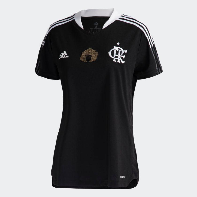 Camisa Adidas Flamengo Consciência Negra 2021 - Feminina - LOJA OFICIAL