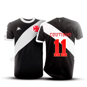 Camisa Kappa Vasco 2024/25 I Coutinho Nº 11 - Minha loja