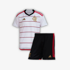 Conjunto Infantil Flamengo 2023/24 - Uniforme Fora - LOJA OFICIAL