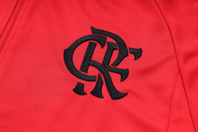 Conjunto Treino Flamengo Ziper Curto Vermelho 2023/24 - LOJA OFICIAL