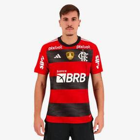 Camisa Flamengo 2023/24 Patrocínios - Uniforme Casa - LOJA OFICIAL