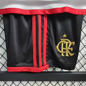 Conjunto Infantil Flamengo 2023/24 - Uniforme Fora - LOJA OFICIAL