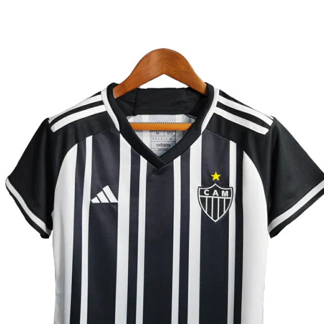 Camisa Galo I 23/24 - Feminina  - Branco e Preto