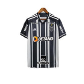 Camisa Galo I 23/24 Torcedor Masculina - Preta com listras brancas