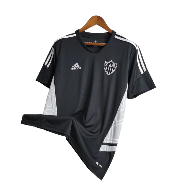 Camisa Galo I 22/23 Torcedor Masculina - Preta com detalhes em branco