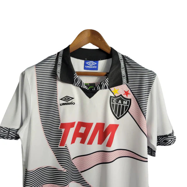 Camisa Galo II 1996 Torcedor Masculino - Branco com detalhes em preto