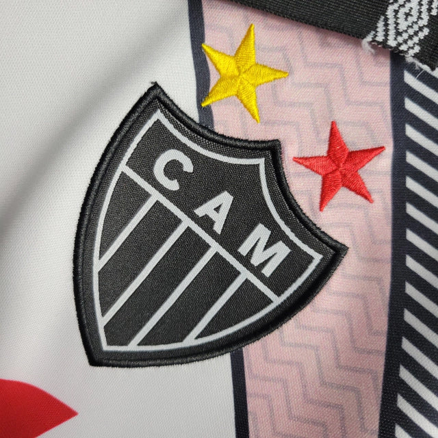 Camisa Galo II 1996 Torcedor Masculino - Branco com detalhes em preto