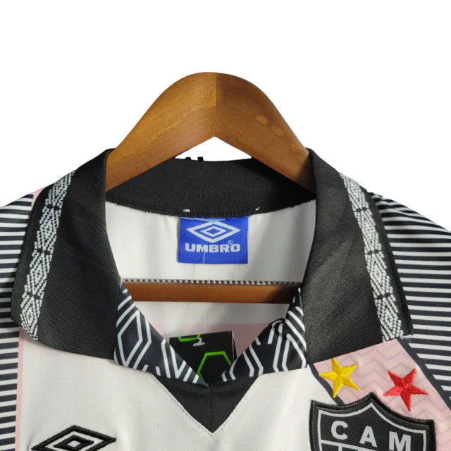 Camisa Galo II 1996 Torcedor Masculino - Branco com detalhes em preto