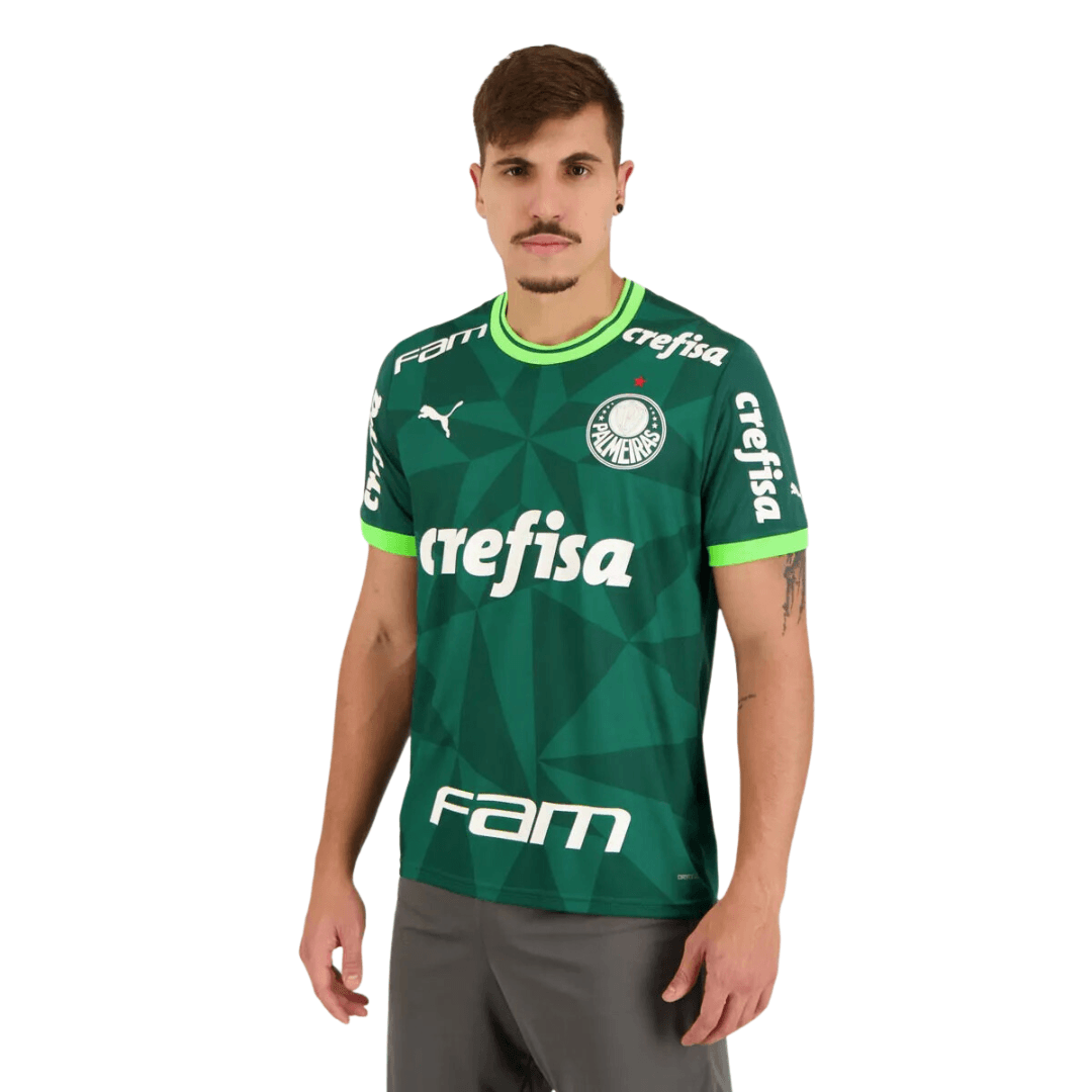 Camisa Palmeiras Puma Todos Patrocinadores 23/24 - Uniforme Casa