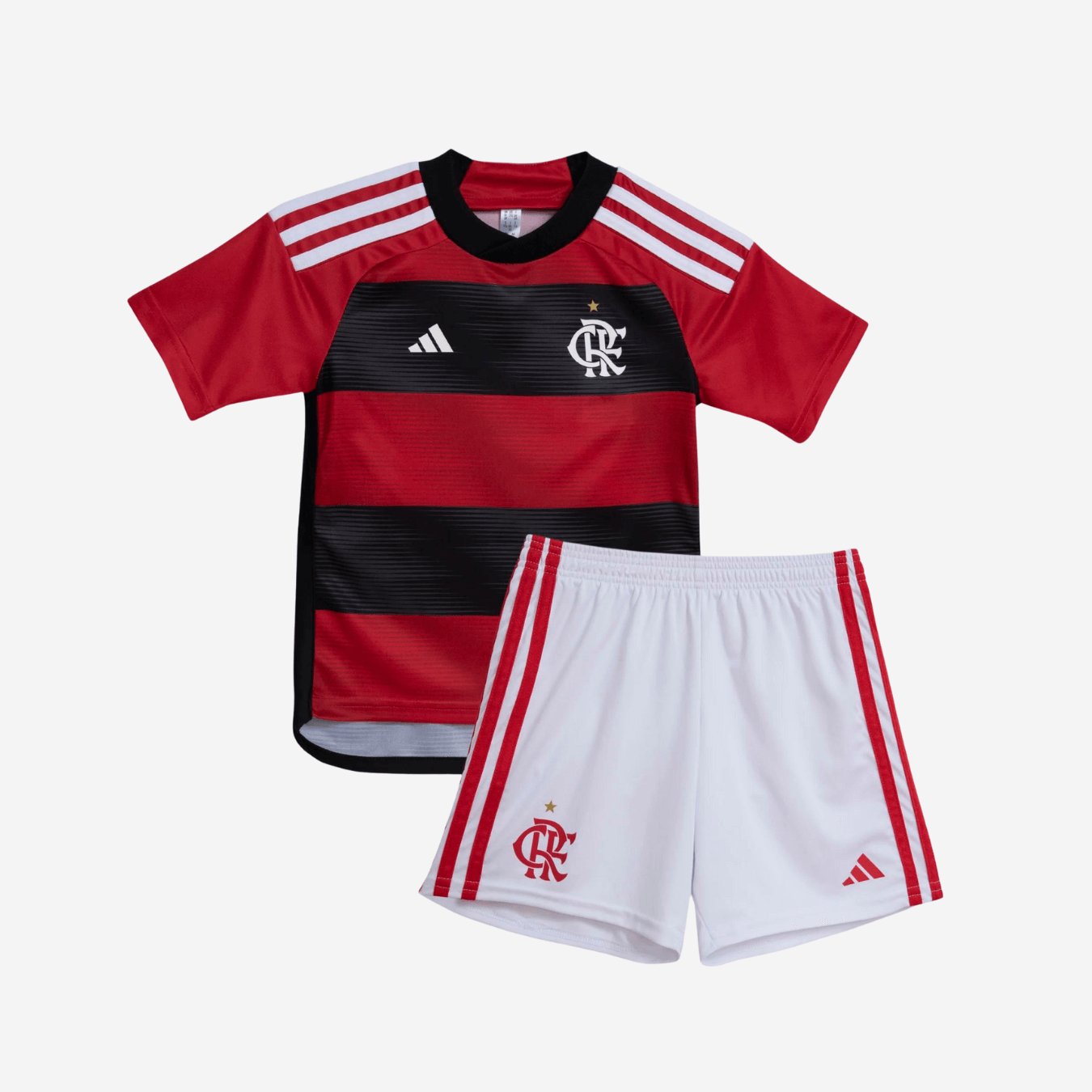 Conjunto Infantil Flamengo 2023/24 - Uniforme Casa - LOJA OFICIAL